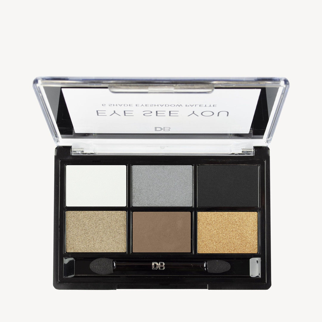 DB Eye See You 6 Shade Eyeshadow Palette (Smoke & Glitter)