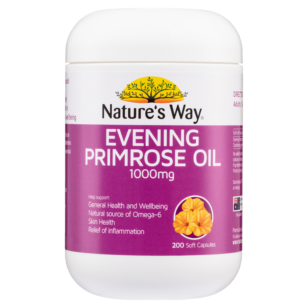 Nature's Way Evening Primrose Oil 1000mg 200 Capsules