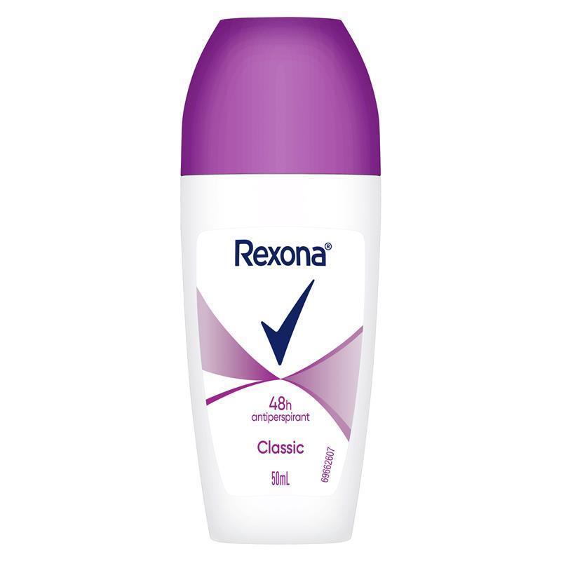 Rexona 女性止汗滚珠经典除臭剂 50 毫升