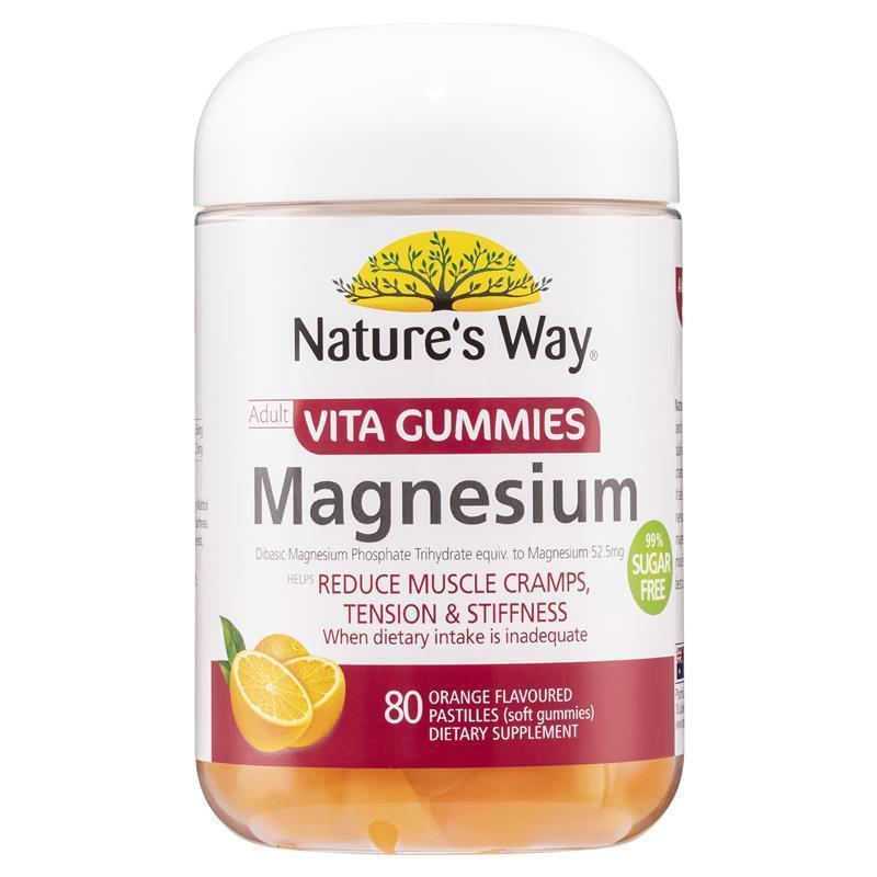 Nature's Way Adult Vita Gummies Magnesium 80 Gummies