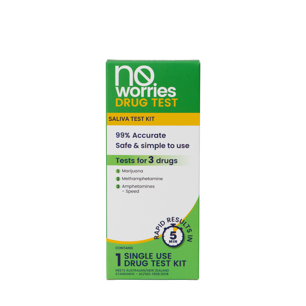 No Worries Saliva Test For 3 Street Drugs