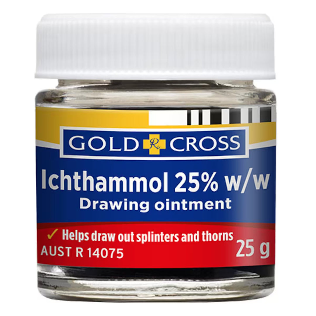 Gold Cross Ichthammol 25% Ointment 25g