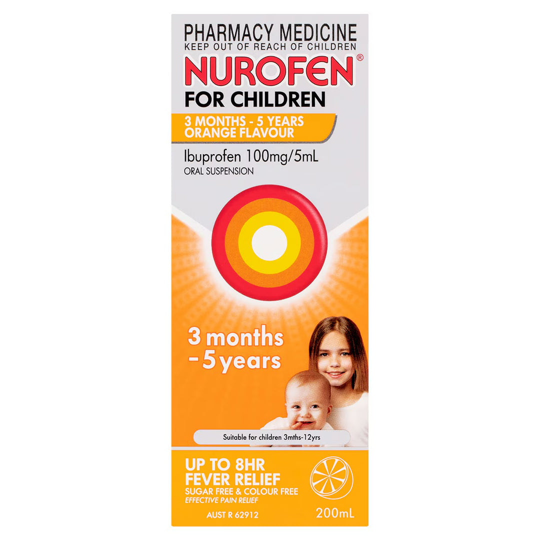 Nurofen for Children 3M- 5 Years Orange 200ml