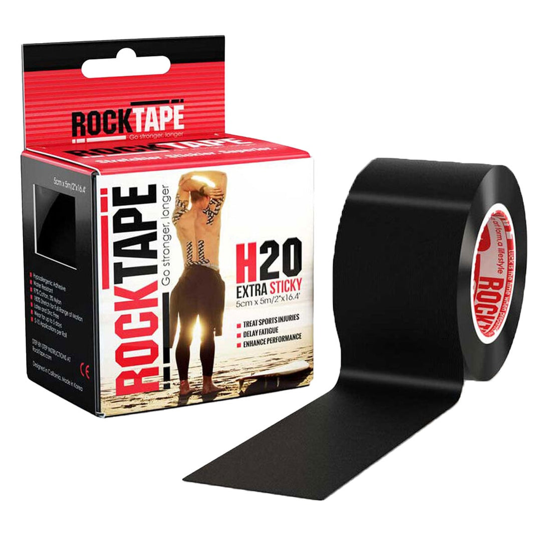 Rocktape H20 Black Logo 5cm x 5m
