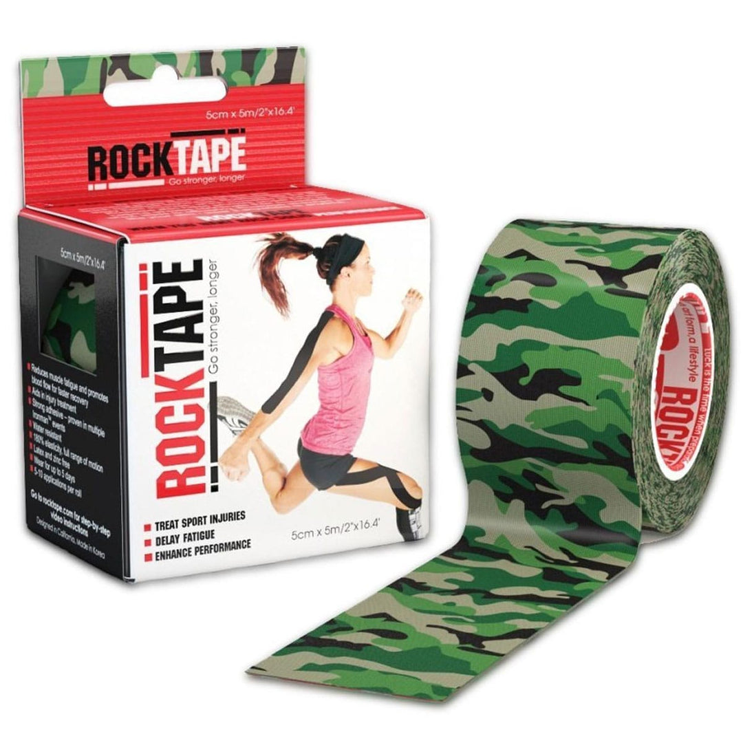Rocktape Kinesiology Tape Camo Green 5cm x 5m
