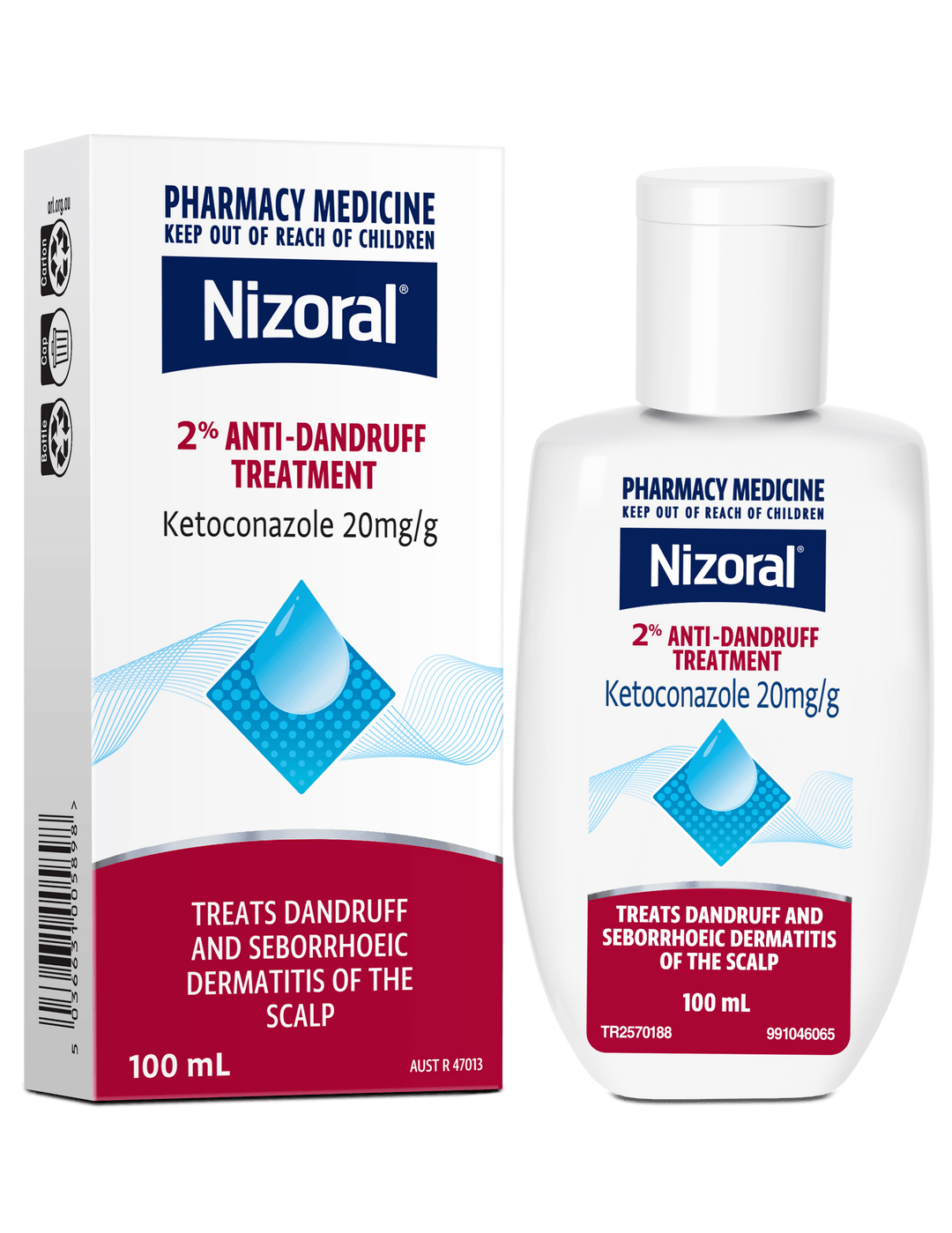 Nizoral Anti-Dandruff Shampoo 2% 100ml