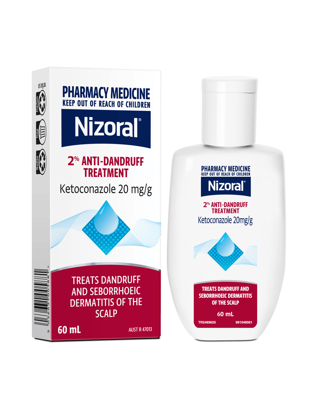 Nizoral Anti-Dandruff Shampoo 2% 60ml