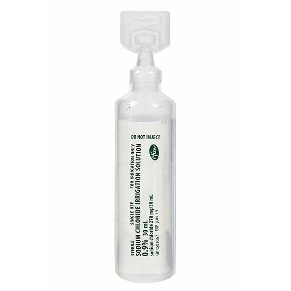 Sodium Chloride Irrigation Solution 0.9%, 30mL each