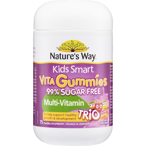 Nature's Way Kids Smart Vita-Gummies Sugar Free Multi Trio 75 pack