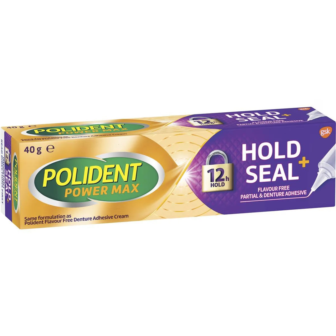 Polident MAX SEAL 假牙粘合剂霜 40 克