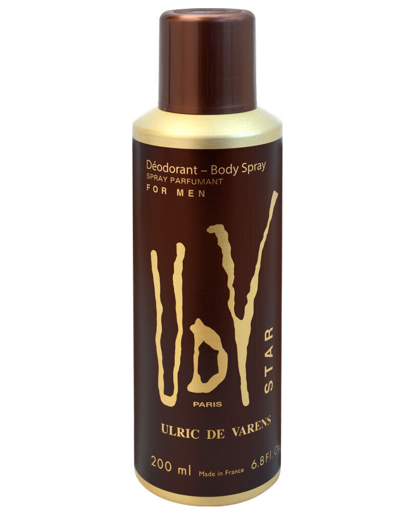 Ulric De Varens Deodorant Body Spray 200ml Star