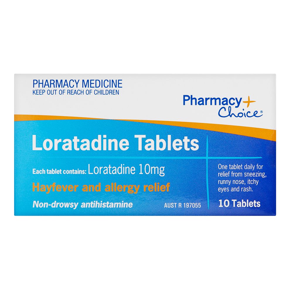 Pharmacy Choice Loratadine 10 Tablets