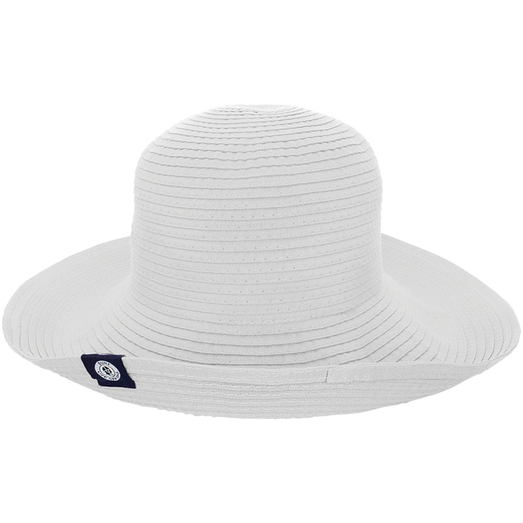 Surf Life Saving Sun Crushable Hat - White (UPF 50+ Excellent Protection)