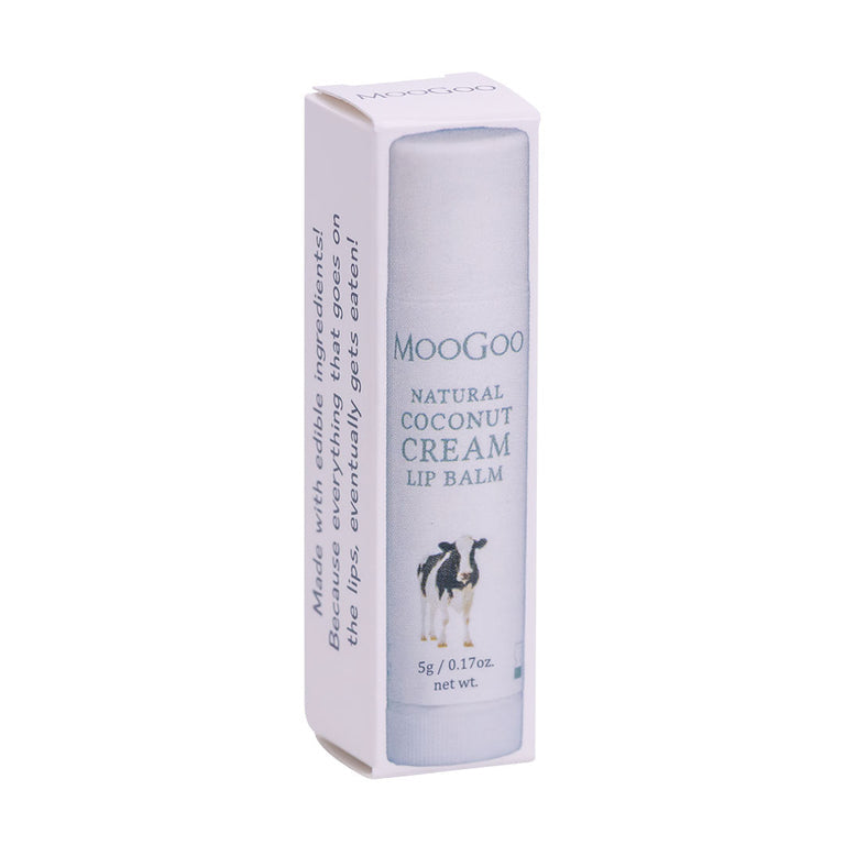 Moogoo Edible Lip Balm 5g - Natural Coconut