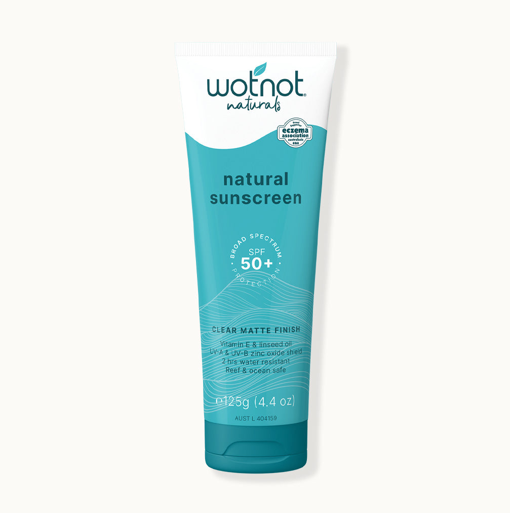 Wotnot Naturals Natural Sunscreen SPF50+ 125g