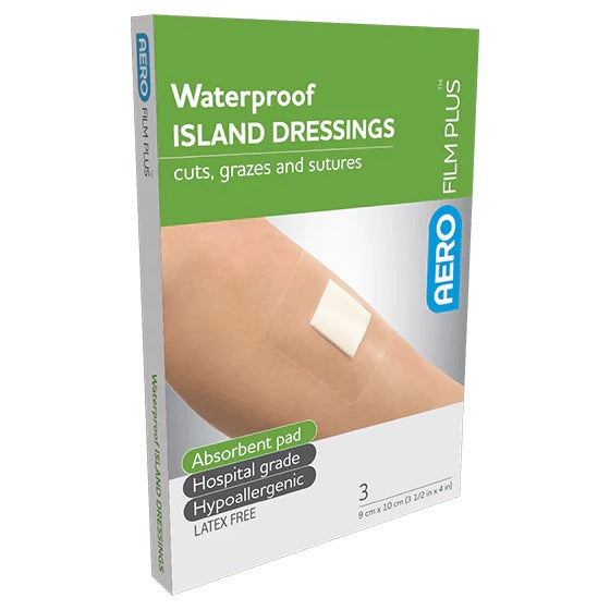 AEROFILM PLUS Waterproof Island Dressing 9 x 10cm - Single Dressing