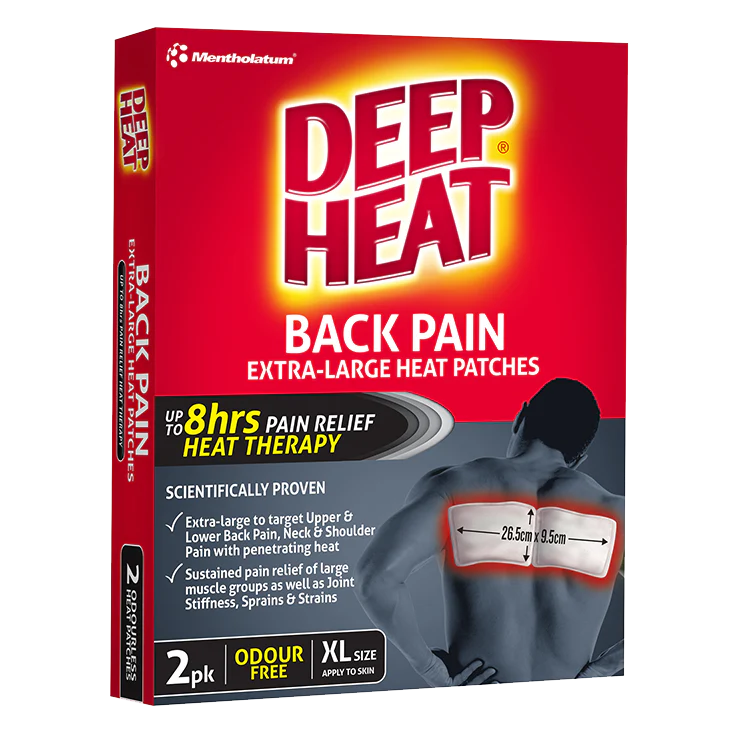 Deep Heat Back Patch 2 Pack