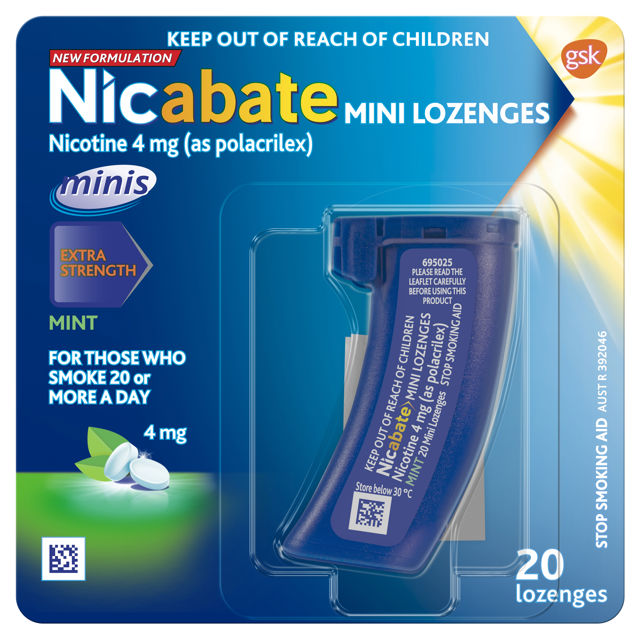 Nicabate Mini 4mg - 20 lozenges