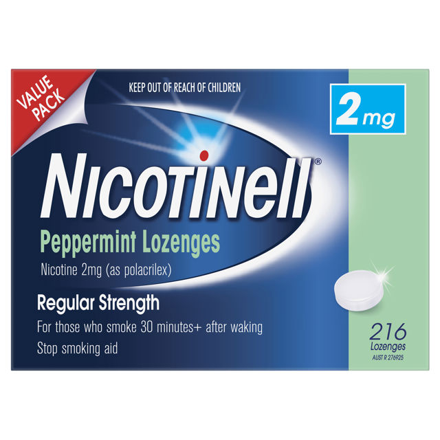 Nicotinell Lozenge 2mg Peppermint 216 Pack