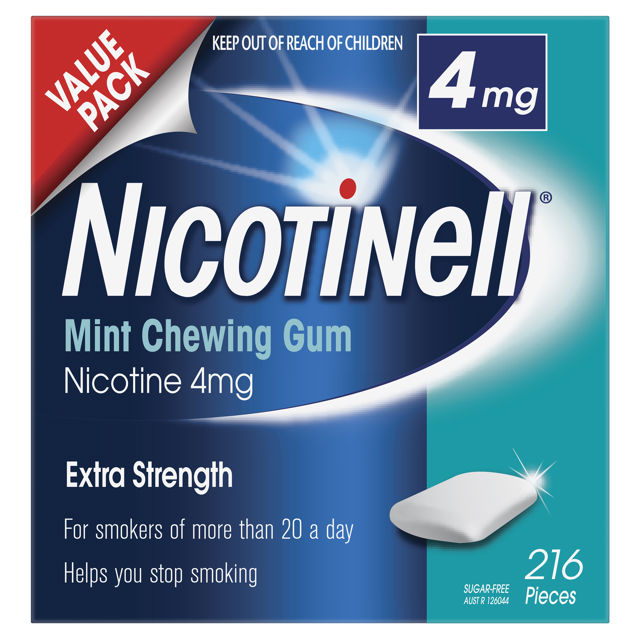 Nicotinell (Mint) Chewing Gum 4mg 216 Pieces