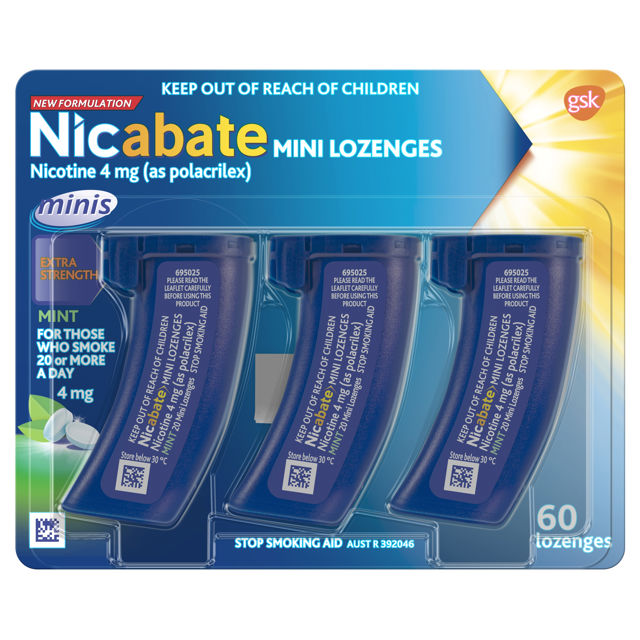 Nicabate Mini 4mg - 60 lozenges