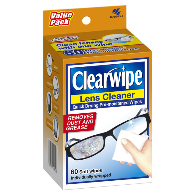 Clearwipe Lens Cleaner 60 Wipes