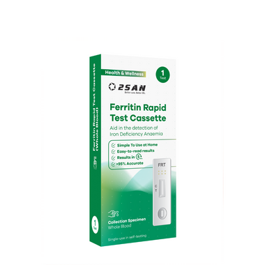2San Ferritin (Iron) Rapid Test Cassette 1 Test