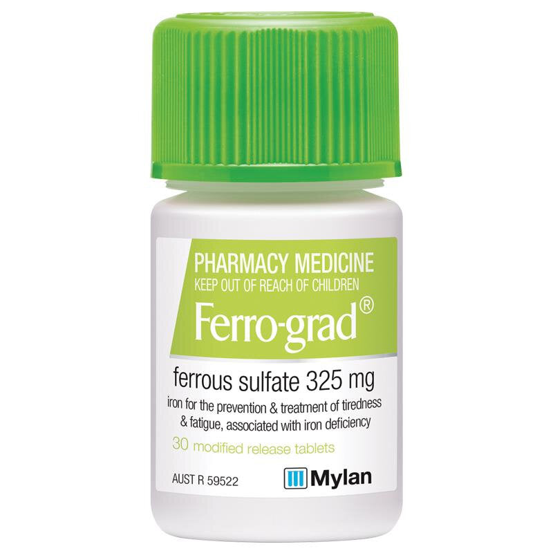 Ferro Gradumet 325mg 30 Tablets