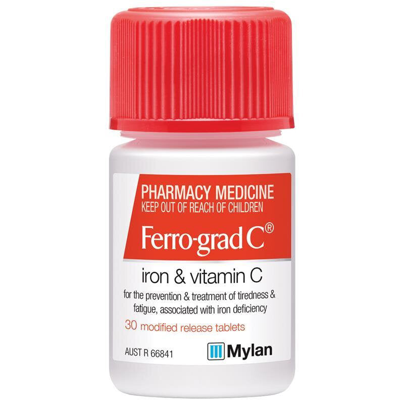 Ferro Gradumet & Vitamin C 30 Tablets