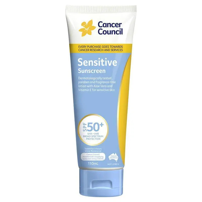 Cancer Council Sensitive Tube 110ml