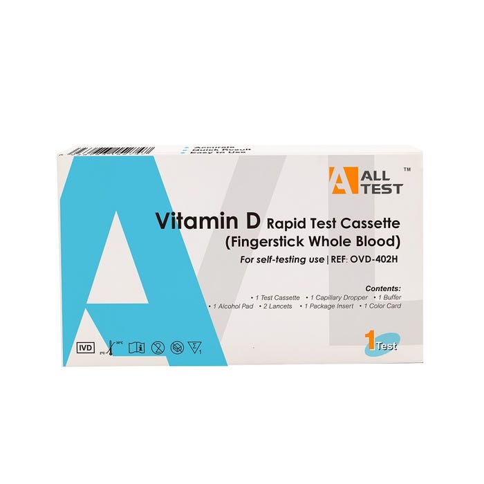 All Test Vitamin D Rapid Test Cassette (Fingerstick Whole Blood) X 1