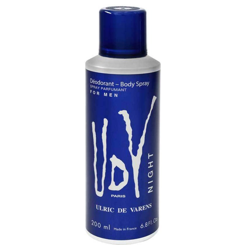 Ulric De Varens Deodorant Body Spray 200ml Night