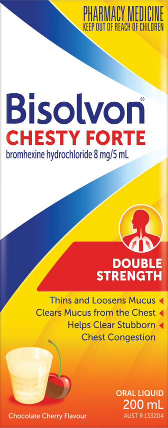 Bisolvon Chesty Forte Cough Liquid 200ml