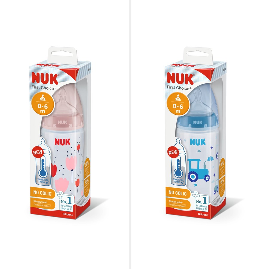 NUK First Choice+ 温控奶瓶 360ml 6-18M