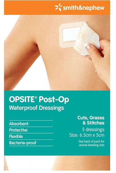 Opsite Post-Op 6.5cm x 5cm 5 Pack