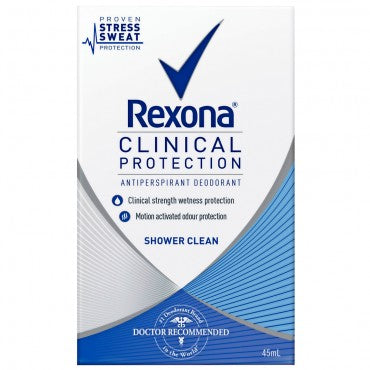 Rexona 女性临床防护止汗沐浴露 45 毫升