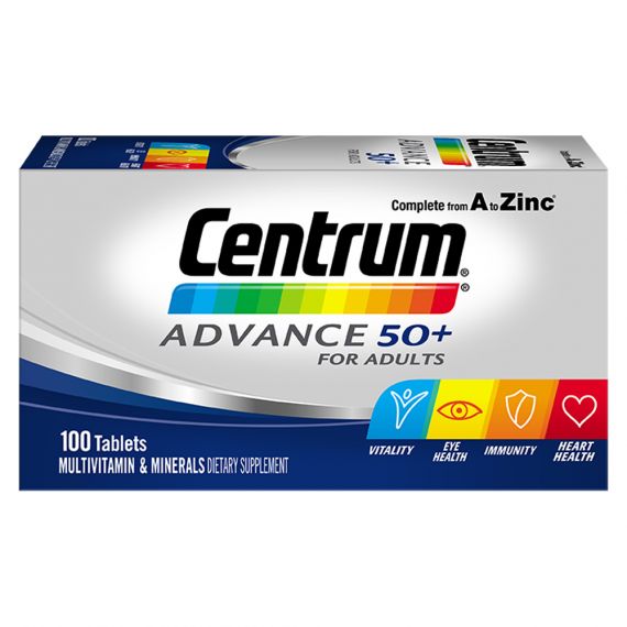 Centrum Advance 50 Plus 复合维生素 100 片