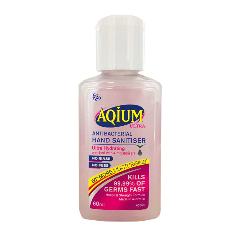 Ego Aqium Ultra Antibacterial Hand Sanitiser 60ml