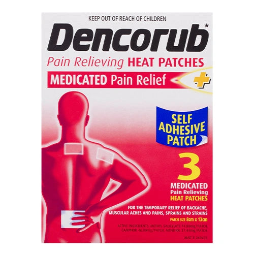 Dencorub 自粘热贴 3 片装