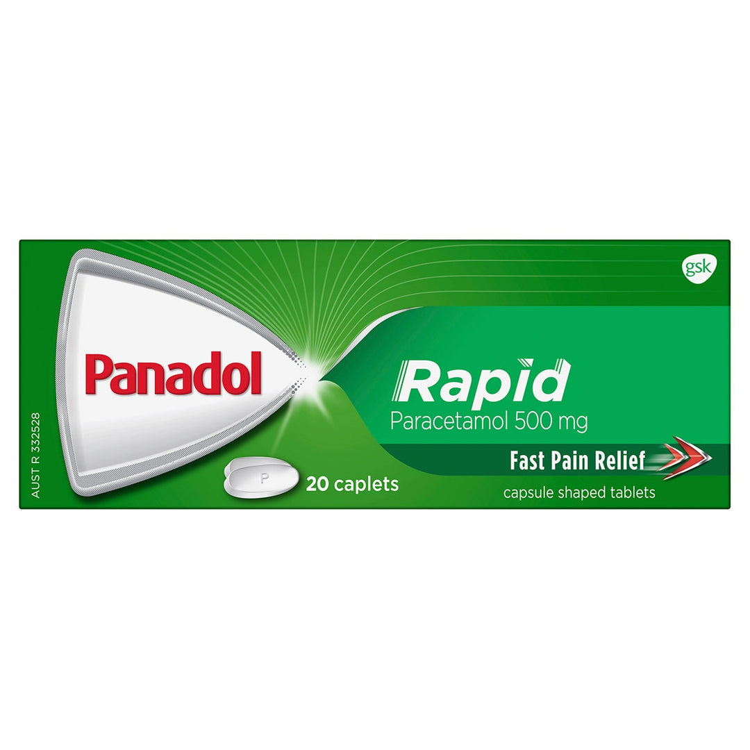 Panadol Rapid Fast Pain Relief 20 Caplets
