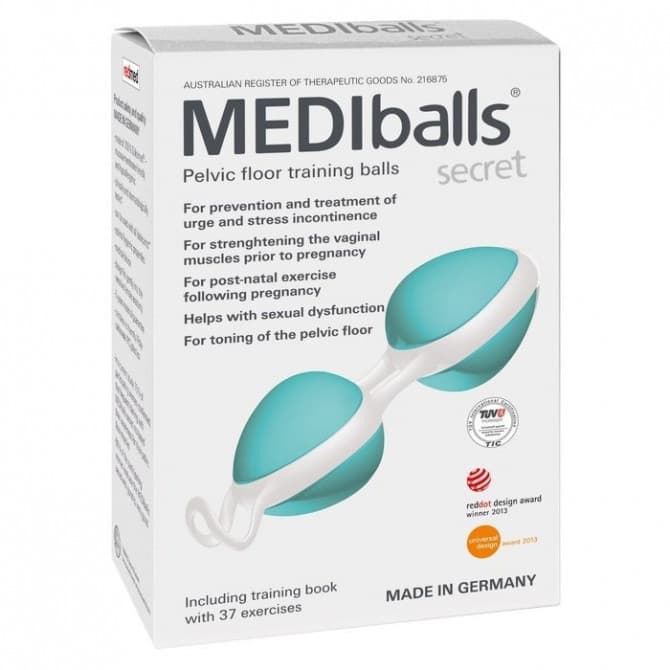 Pelvi MEDIballs Secret (Pelvic Floor Training Balls) - Double