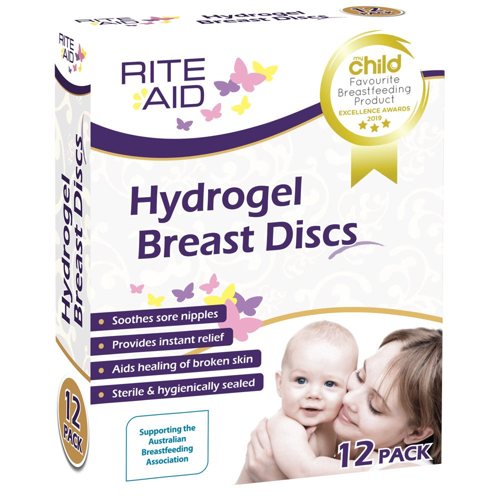Rite Aid 水凝胶乳房圆盘 12 件装