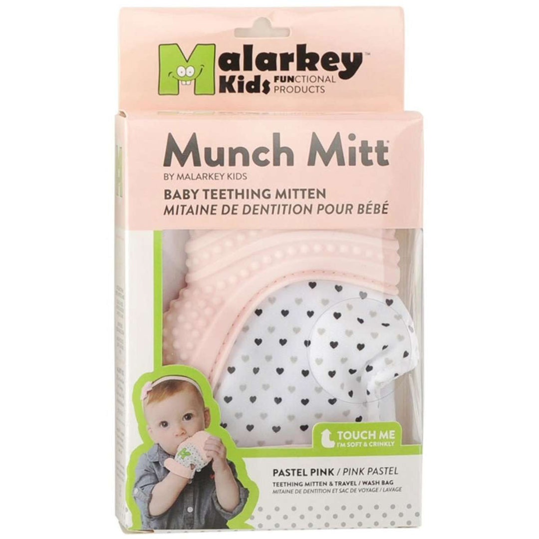 Malarkey Munch 出牙手套粉红色