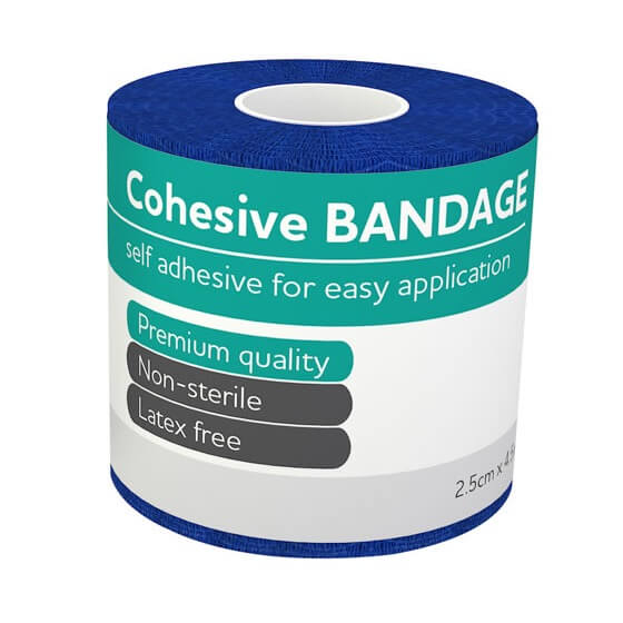 AEROBAN Cohesive Bandage 2.5cm x 4.5M
