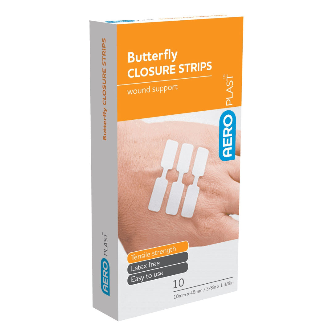 AeroPlast Butterfly Wound Closure Strips 10Pk