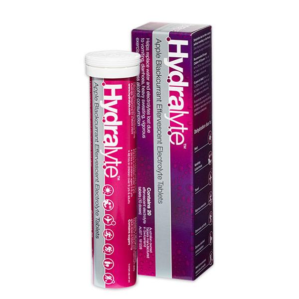 Hydralyte 电解质泡腾片苹果黑加仑 20 片