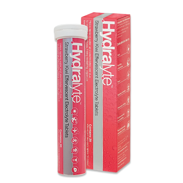 Hydralyte 电解质泡腾片草莓奇异果 20 片