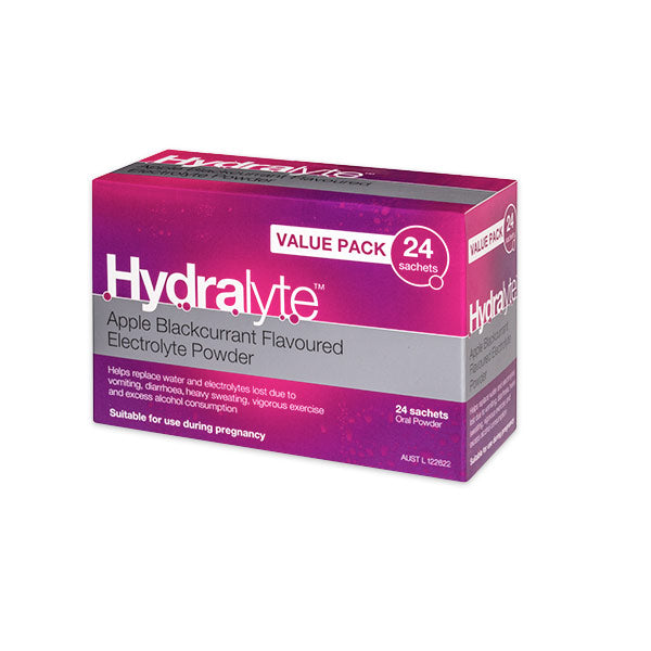 Hydralyte 电解质粉 24 包 - 苹果黑醋栗