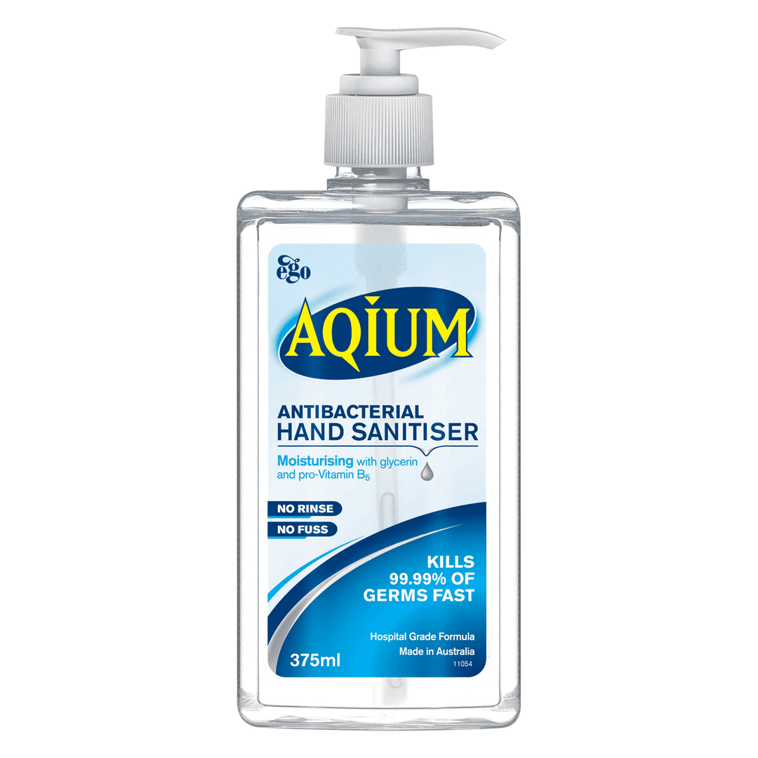 Ego Aqium Antibacterial Hand Sanitiser 375ml
