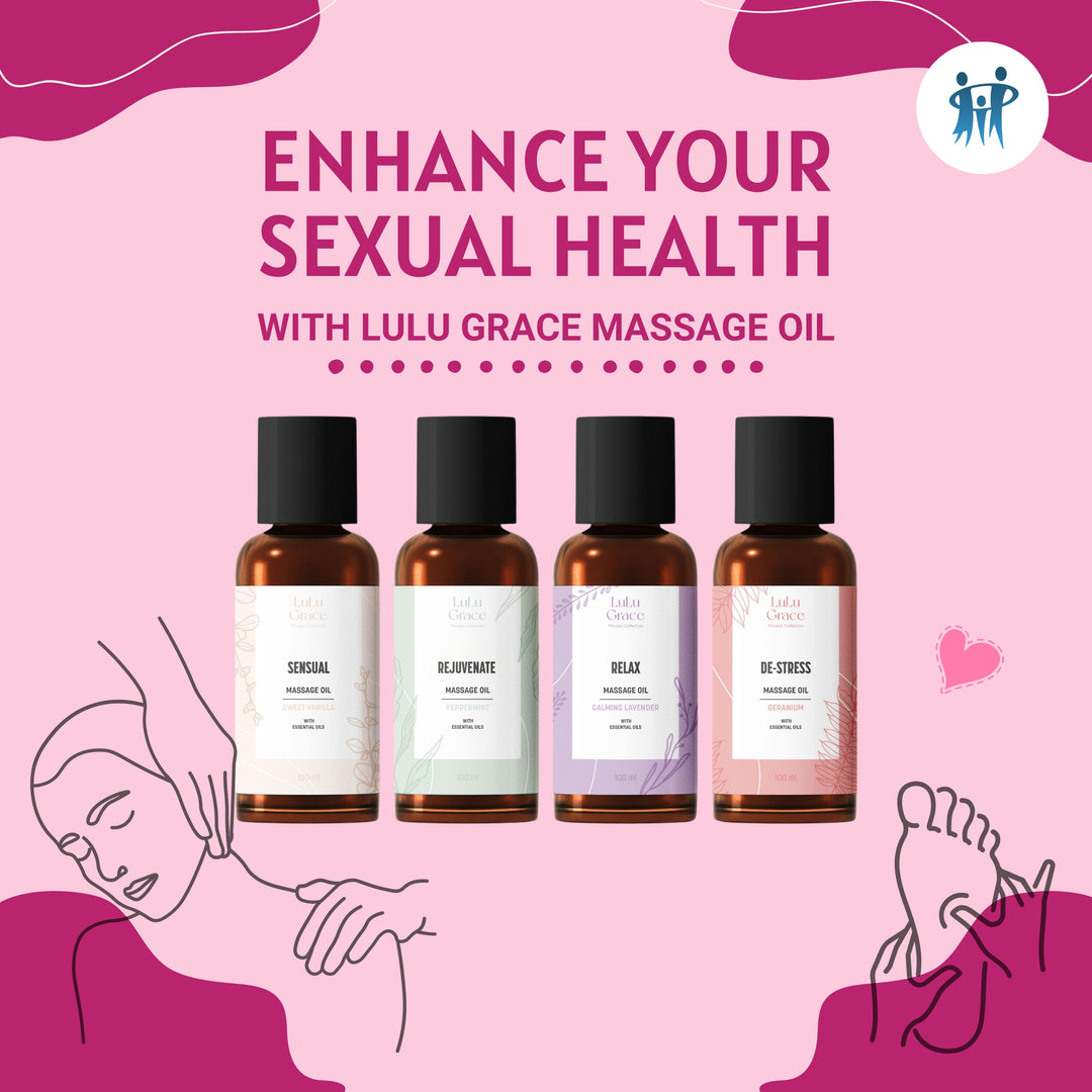 🌸 Enhance Your Sexual Health with Lulu Grace Massage Oil! 🌸
